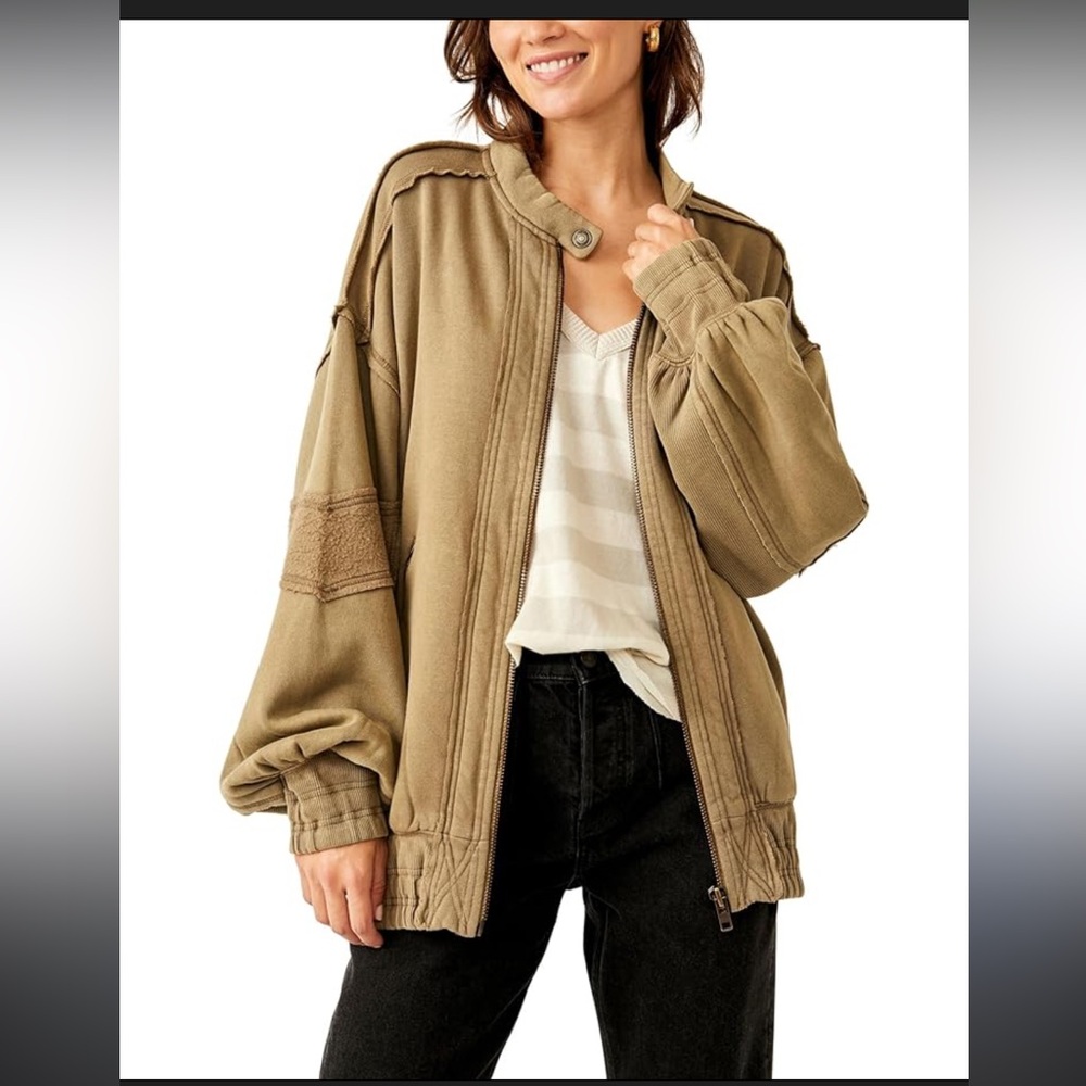 Free People Lou Moto Zip